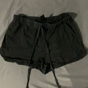 XS, black, soft, shorts